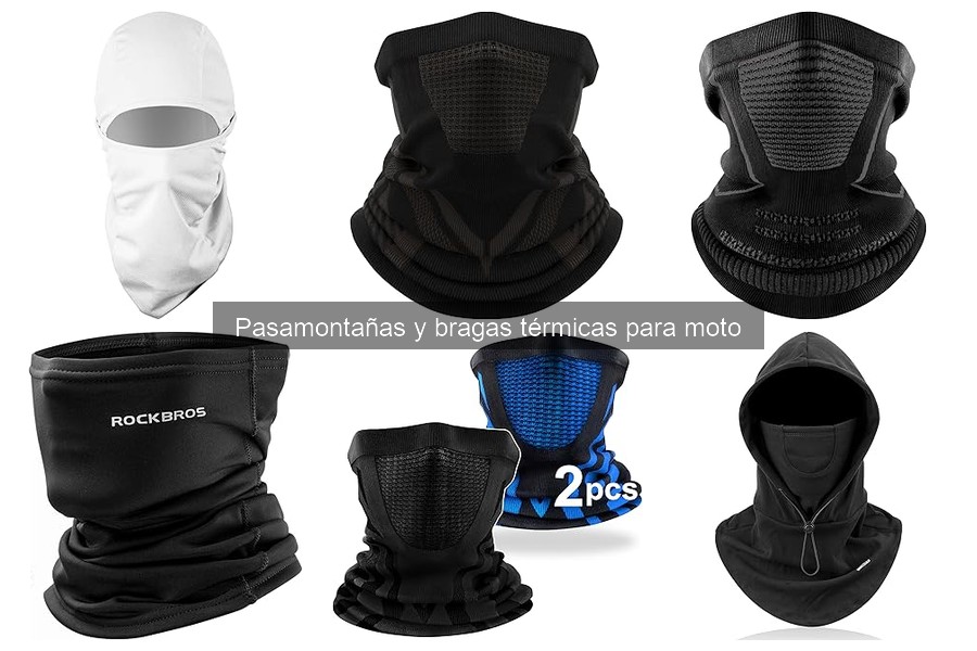 Mantenimiento de Pasamontañas y Bragas Térmicas para Moto