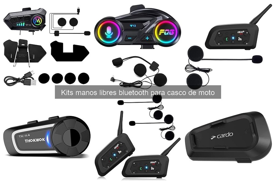 Mantenimiento del kit manos libres bluetooth para casco de moto