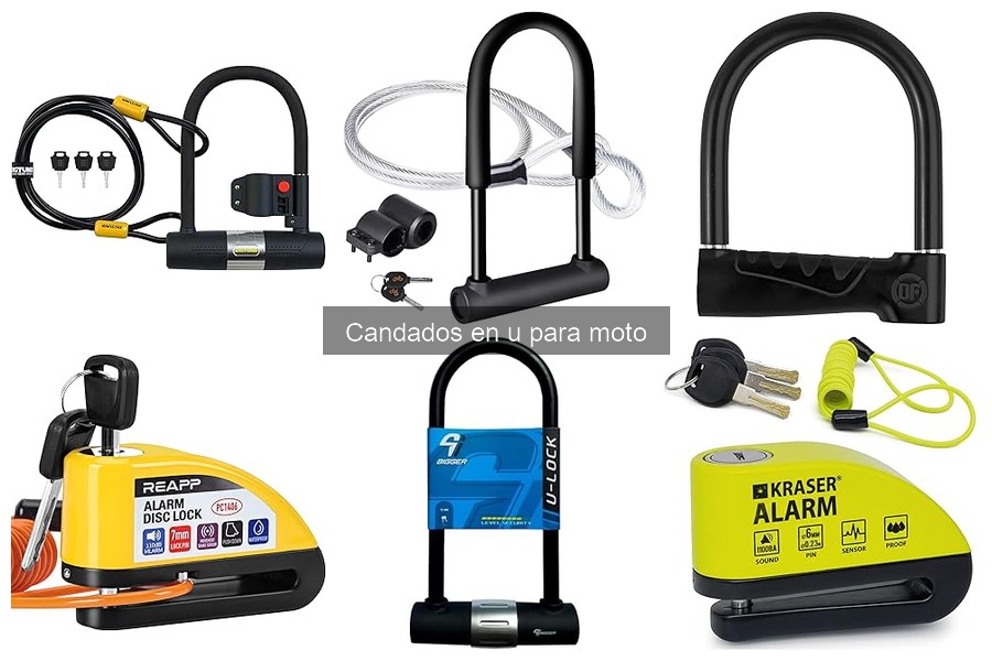 Mantenimiento eficaz de un candado en U para moto