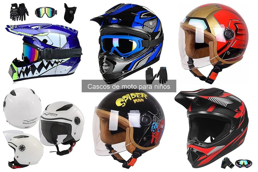 Mantenimiento y limpieza de cascos de moto para niños