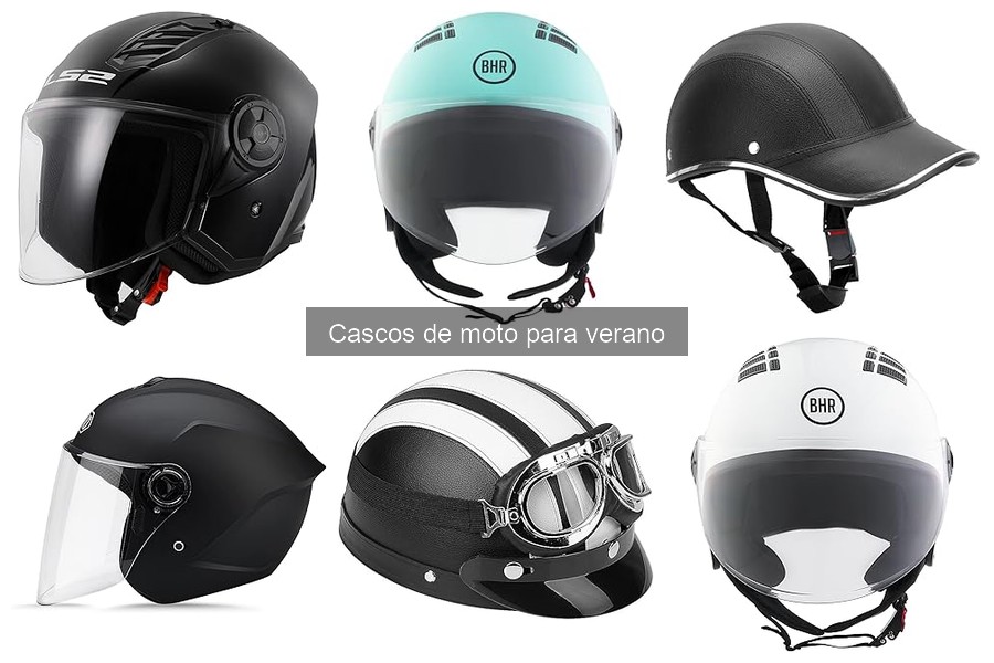 Mantenimiento y limpieza de cascos de moto para verano