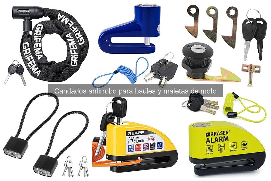 Materiales más seguros para candados antirrobo de moto