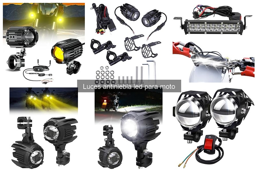 Mejora tu visibilidad: luces antiniebla LED para motos