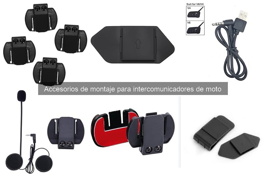 Mejores accesorios de montaje para intercomunicadores de moto