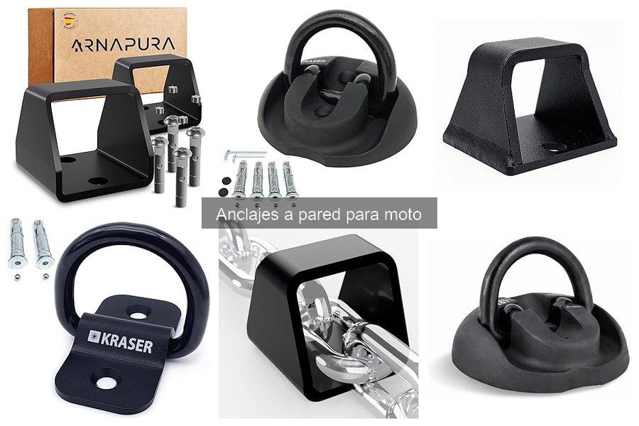 Mejores anclajes a pared para moto en 2023: Comparativa