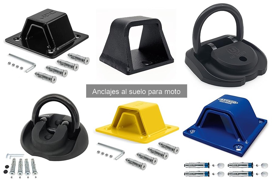Mejores anclajes al suelo para motos según el uso