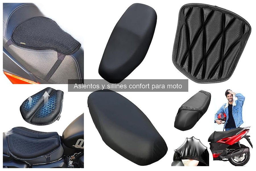 Mejores asientos confort para motos deportivas: comparativa