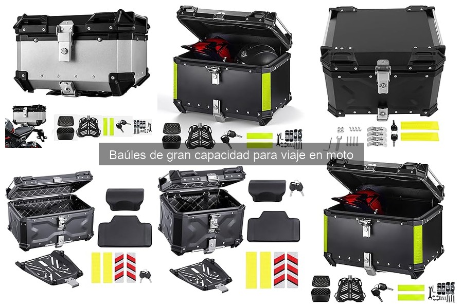 Mejores Baúles de Gran Capacidad para Viajes en Moto