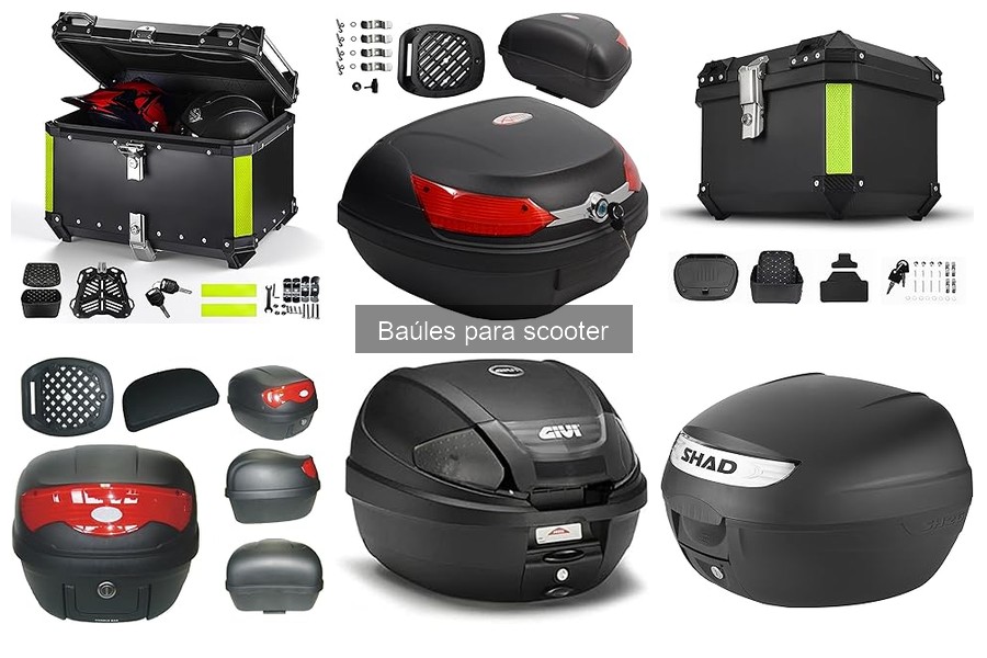 Mejores baúles para scooter en 2023: comparativa y recomendaciones
