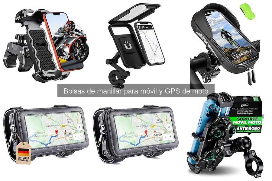 Mejores bolsas de manillar para móvil y GPS de moto 2023