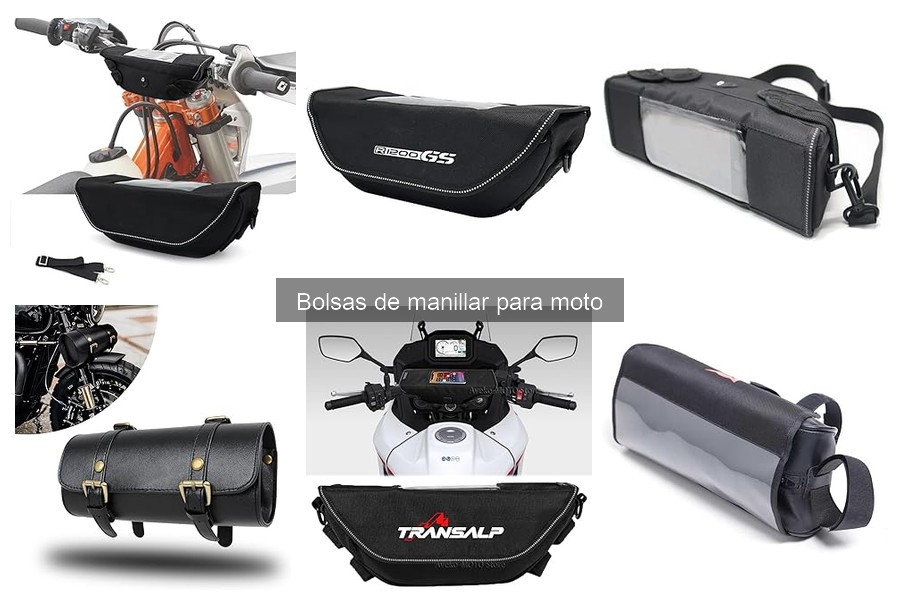 Mejores bolsas de manillar para viajes largos en moto