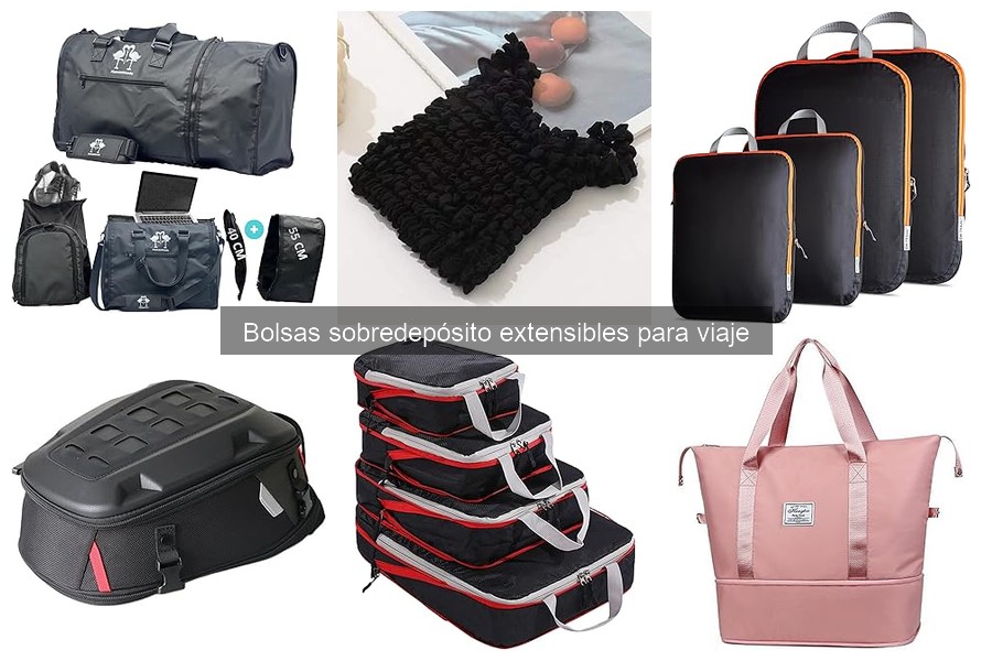 Mejores bolsas sobredepósito extensibles para viajes largos
