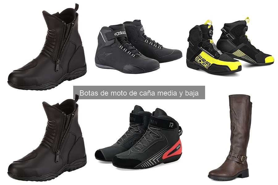 Mejores botas de moto de caña media para principiantes