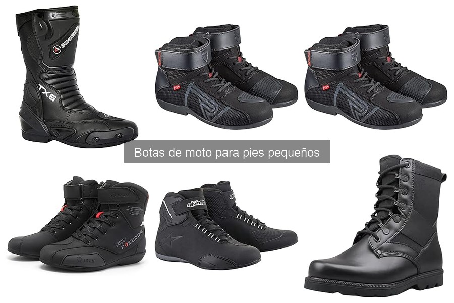 Mejores botas de moto para pies pequeños en 2023