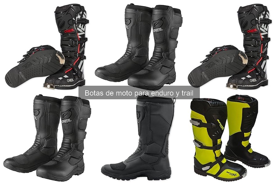 Mejores botas de moto para principiantes en enduro y trail