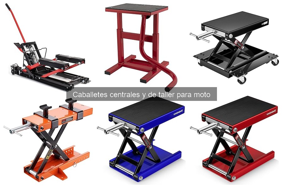 Mejores caballetes de taller para moto: comparativa 2023