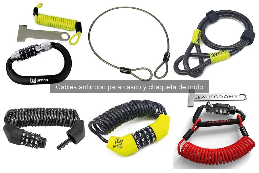 Mejores Cables Antirrobo para Viajes Largos en Moto