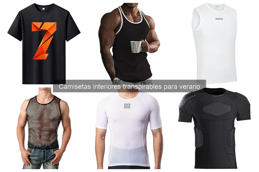 Mejores camisetas interiores transpirables para el verano