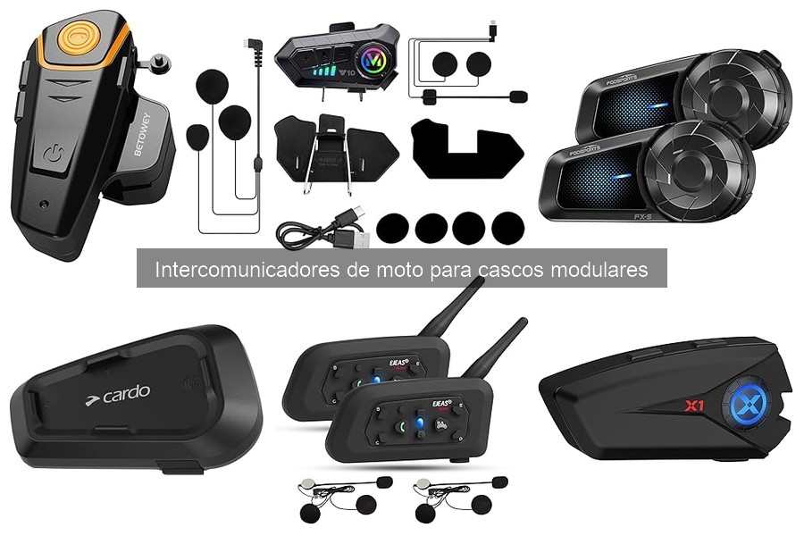 Mejores características de intercomunicadores para motos urbanas