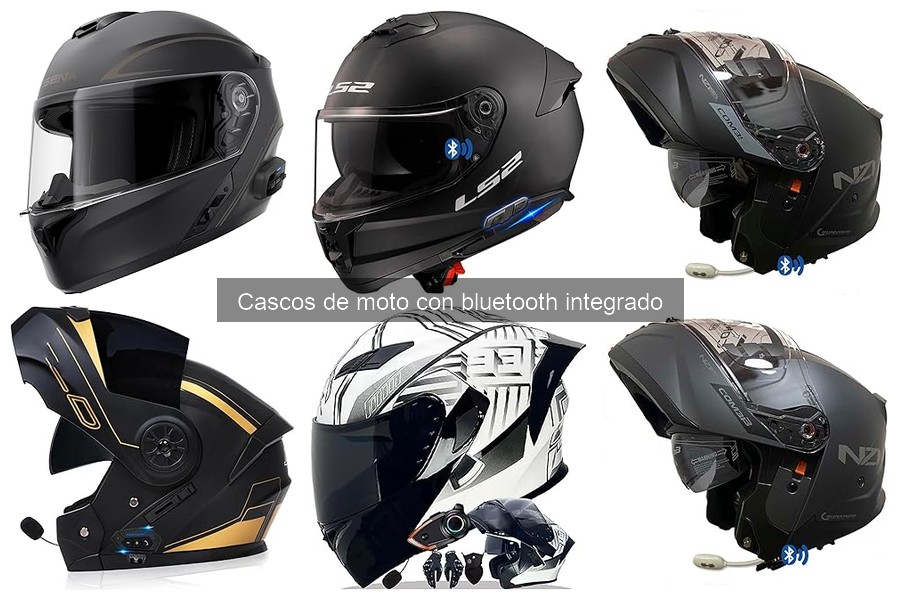 Mejores cascos de moto con bluetooth en 2023: comparativa