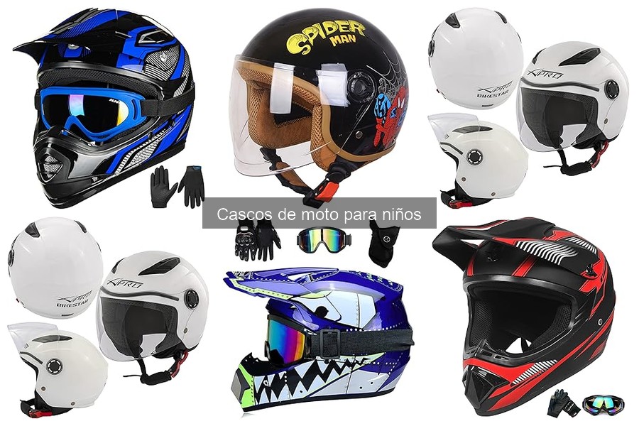 Mejores cascos de moto para niños: seguridad y diseño