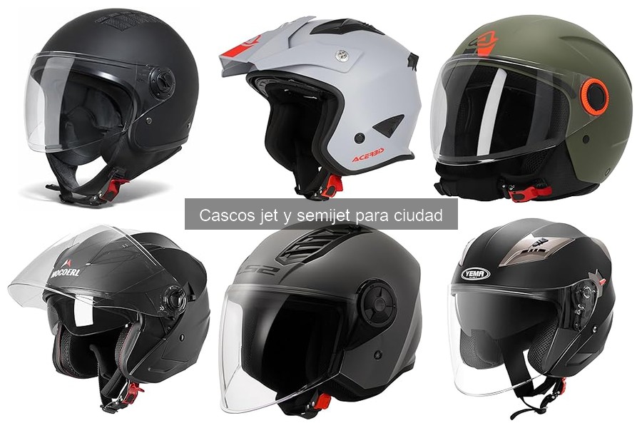 Mejores cascos jet para motocicletas urbanas en 2023