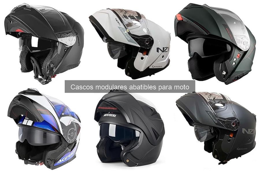 Mejores cascos modulares abatibles para moto en 2023