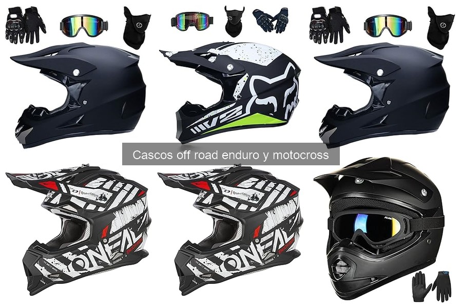 Mejores cascos off road para principiantes: comparativa 2023