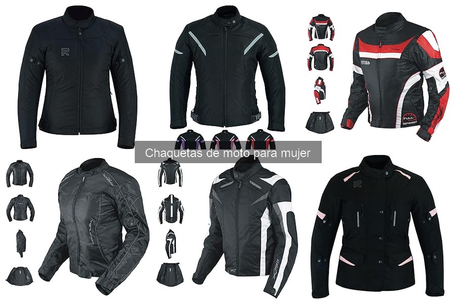 Mejores chaquetas de moto para mujer en 2023