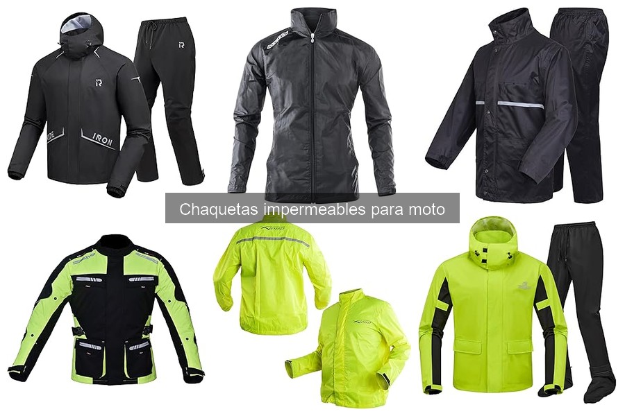 Mejores chaquetas impermeables para moto en 2023