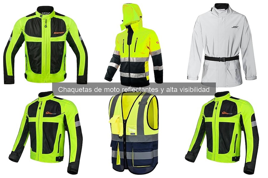 Mejores chaquetas reflectantes para principiantes en moto