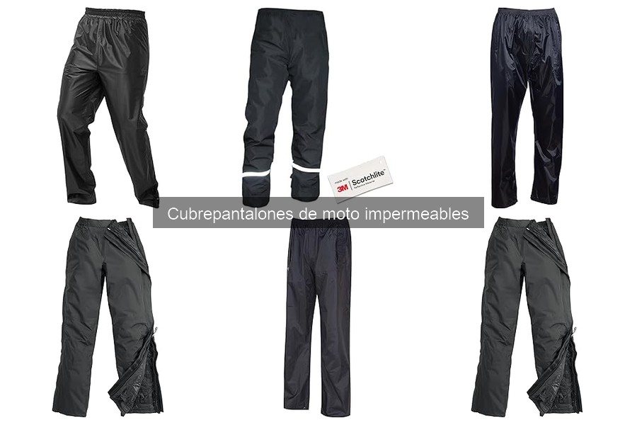 Mejores cubrepantalones de moto impermeables para frío