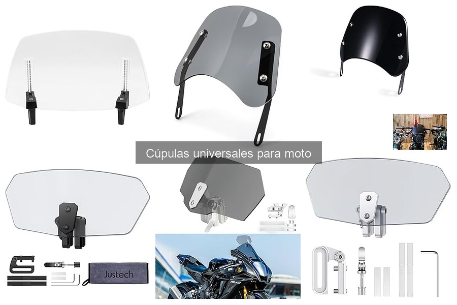 Mejores cúpulas universales para motos de turismo