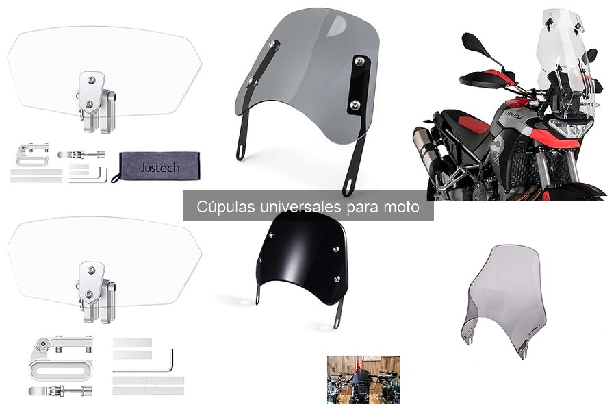 Mejores cúpulas universales para principiantes en moto