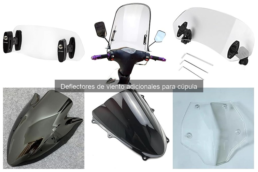 Mejores deflectores de viento para viajes largos en moto