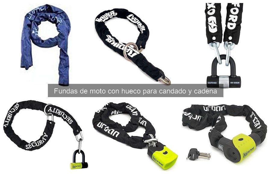 Mejores fundas de moto con hueco para candado y cadena