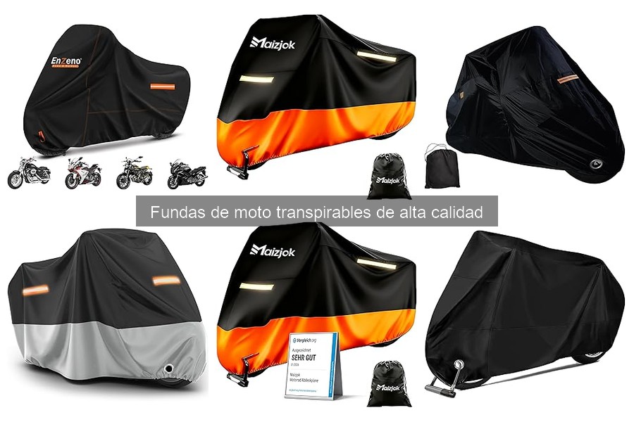 Mejores fundas de moto transpirables para climas cálidos