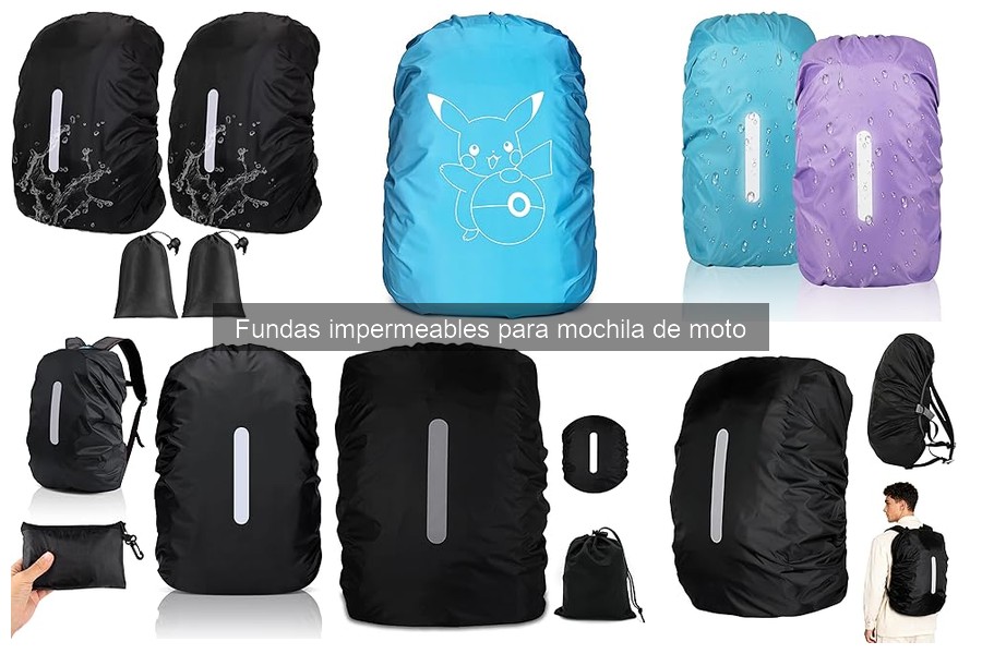 Mejores fundas impermeables para mochilas de moto 2023