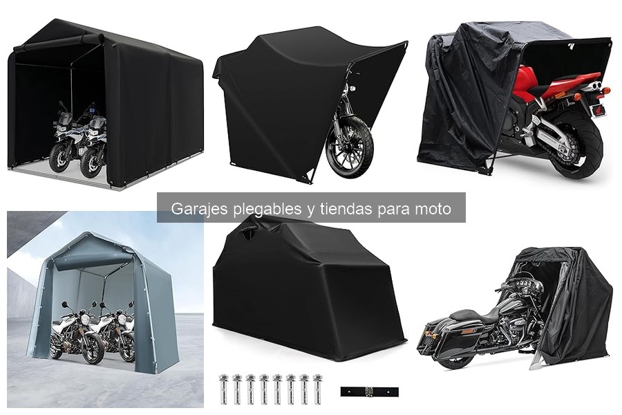 Mejores garajes plegables para motos en 2023: Comparativa
