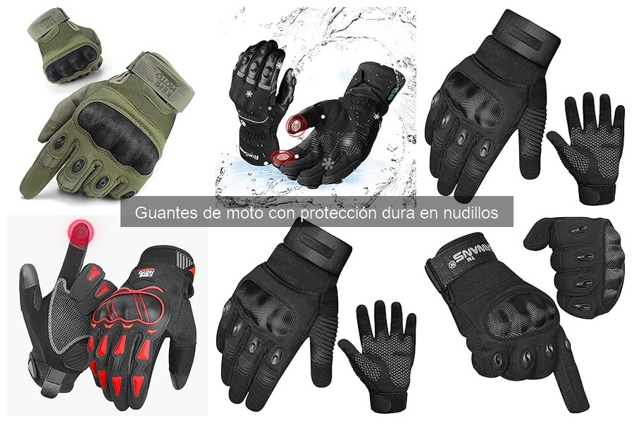 Mejores guantes de moto con protección dura para principiantes