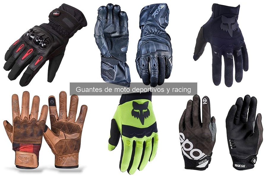 Mejores guantes de moto deportivos para principiantes