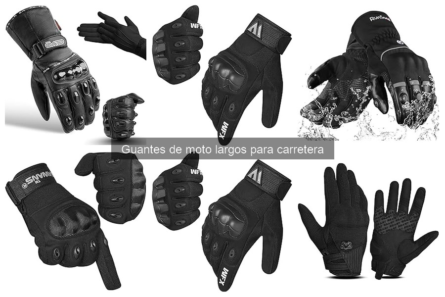 Mejores guantes de moto largos para verano e invierno