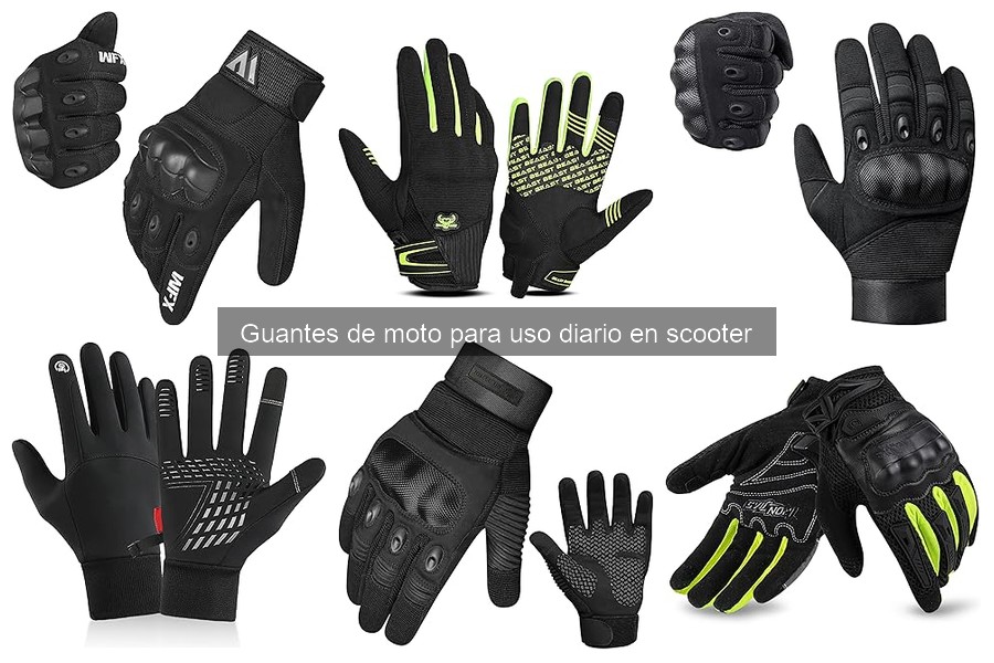 Mejores guantes de moto para clima cálido: comparativa