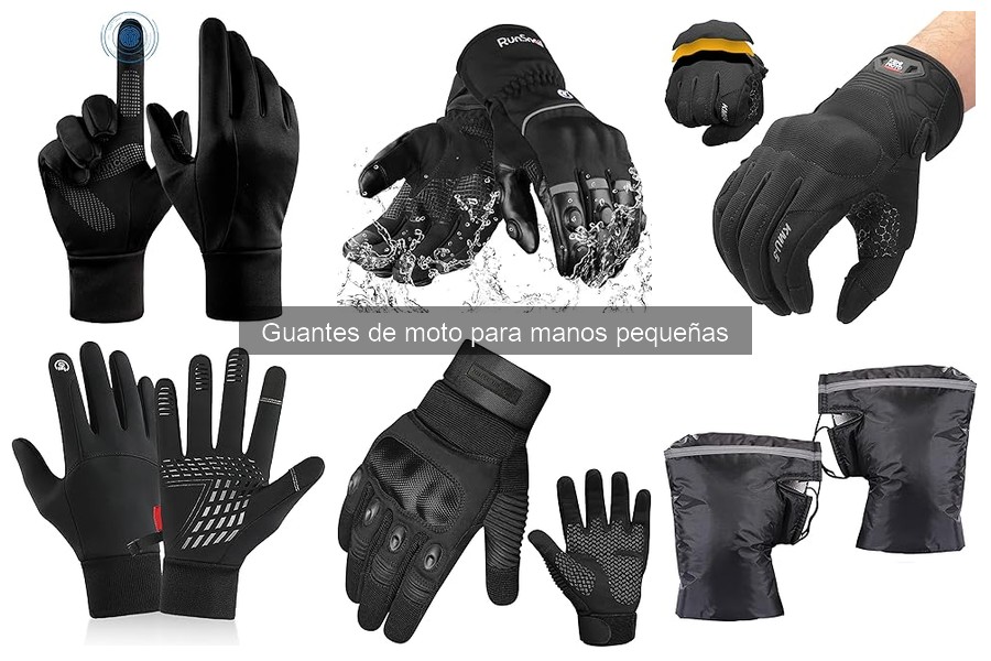 Mejores guantes de moto para manos pequeñas: comparativa