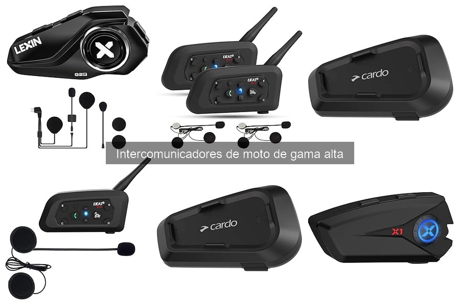 Mejores intercomunicadores de moto de gama alta para viajes largos