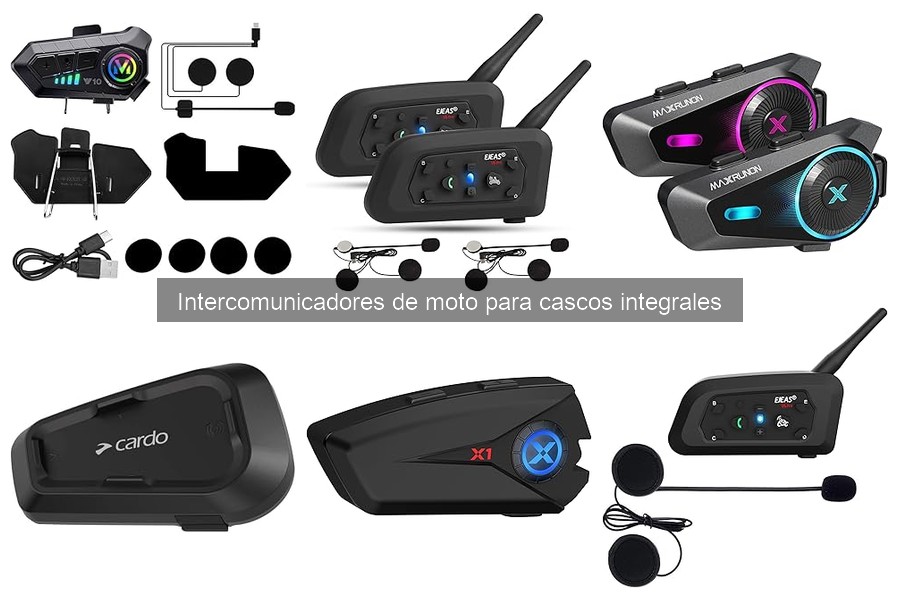Mejores intercomunicadores para cascos integrales en 2023