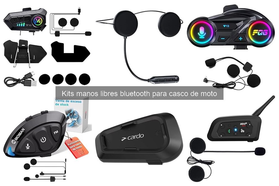 Mejores kits manos libres bluetooth para cascos de moto