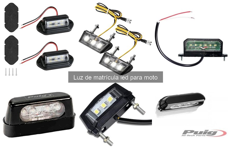 Mejores luces de matrícula LED para motos en 2023