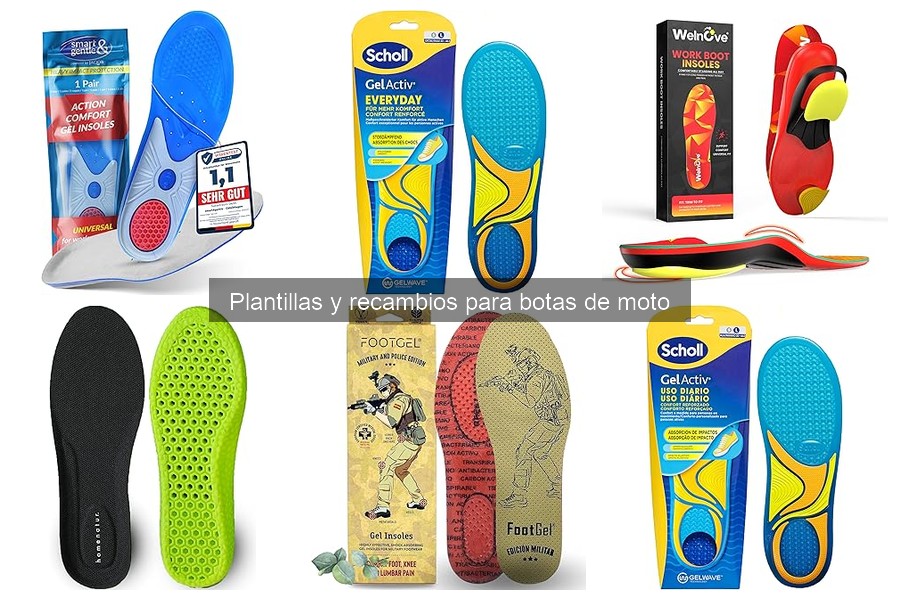 Mejores lugares para comprar plantillas y recambios para botas de moto