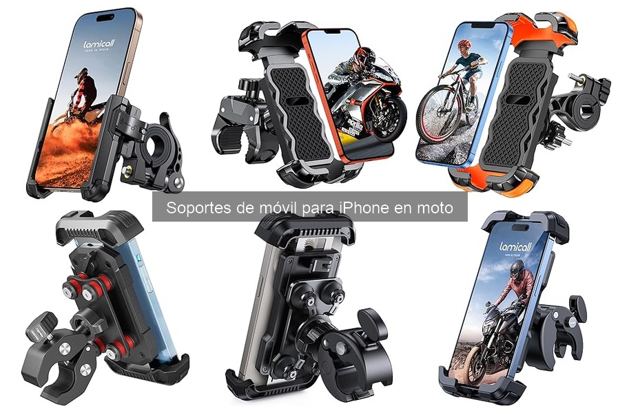 Mejores lugares para comprar soportes de móvil para iPhone en moto